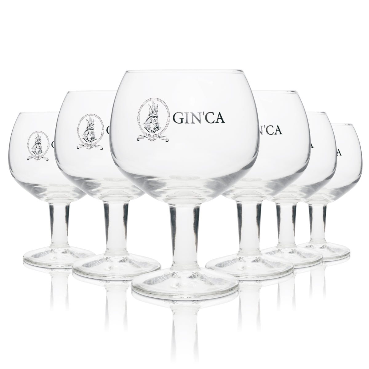 6x Gin Ca Gin Glass Ballon Coppa 60cl Libbey