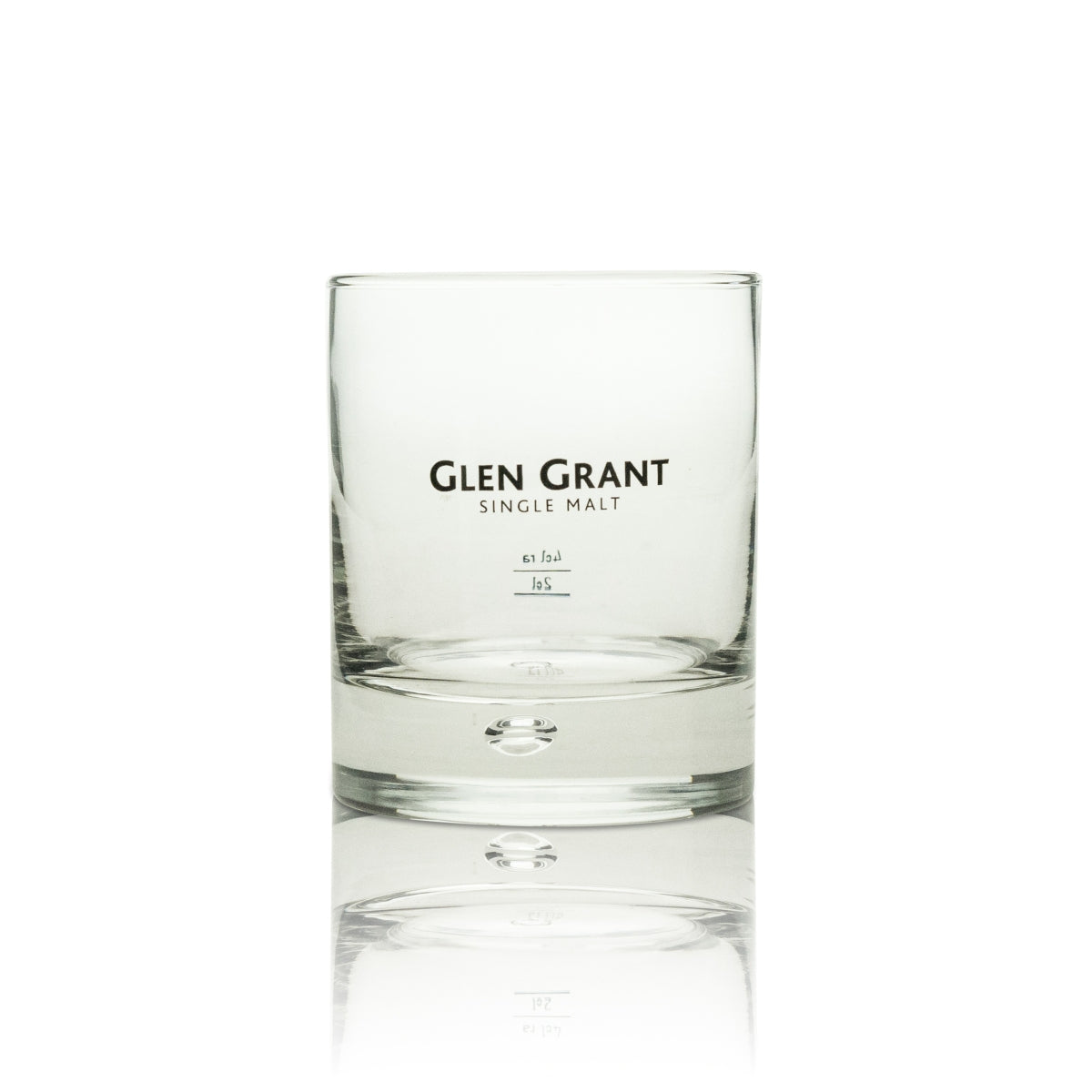 6x Glen Grant Whsikey glass bubble logo black single malt 4cl Rastal – Widok 2