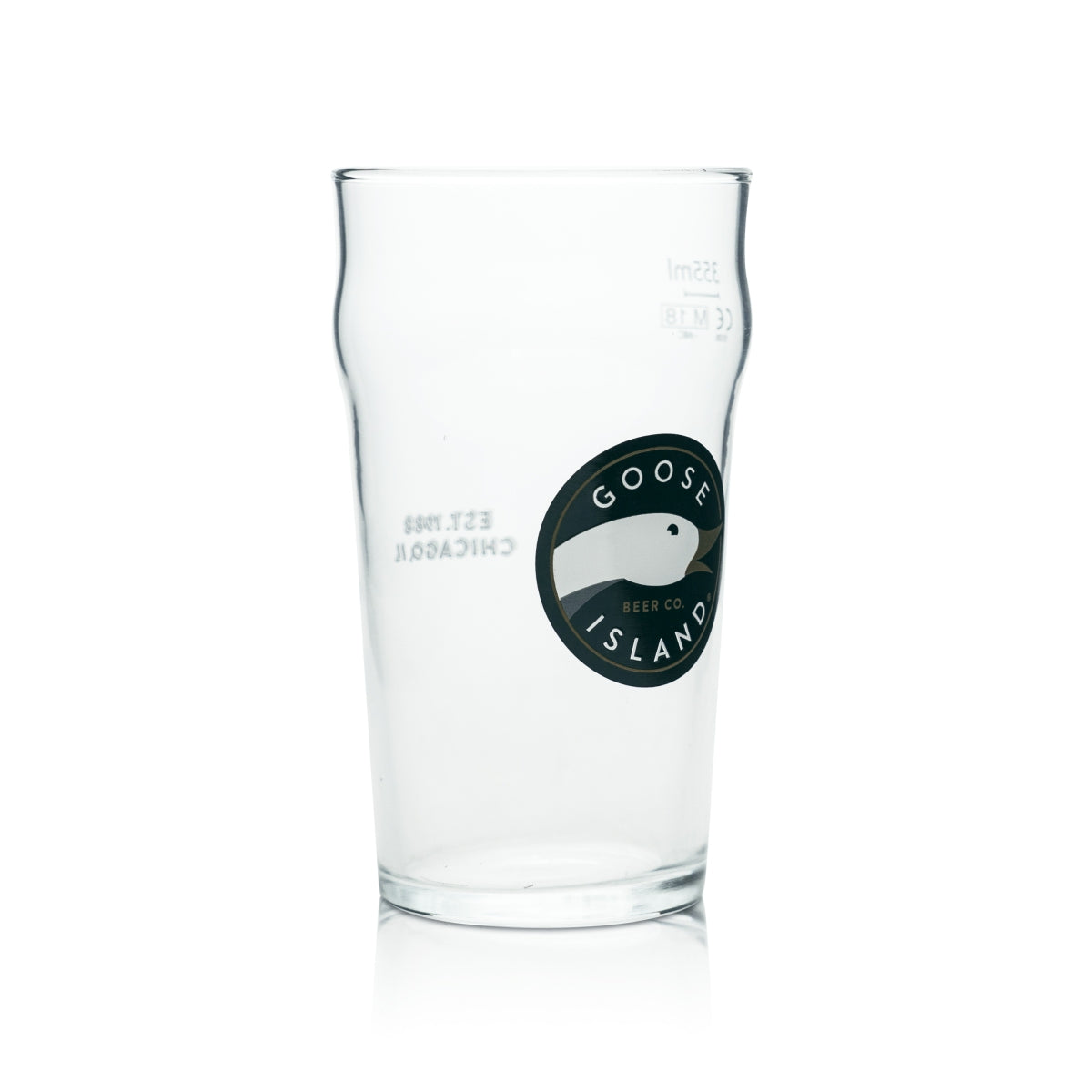 6x Goose Island Beer Glass 0,35l Mug Pint Glasses Gastro Bar IPA Brewery Craf – Widok 3
