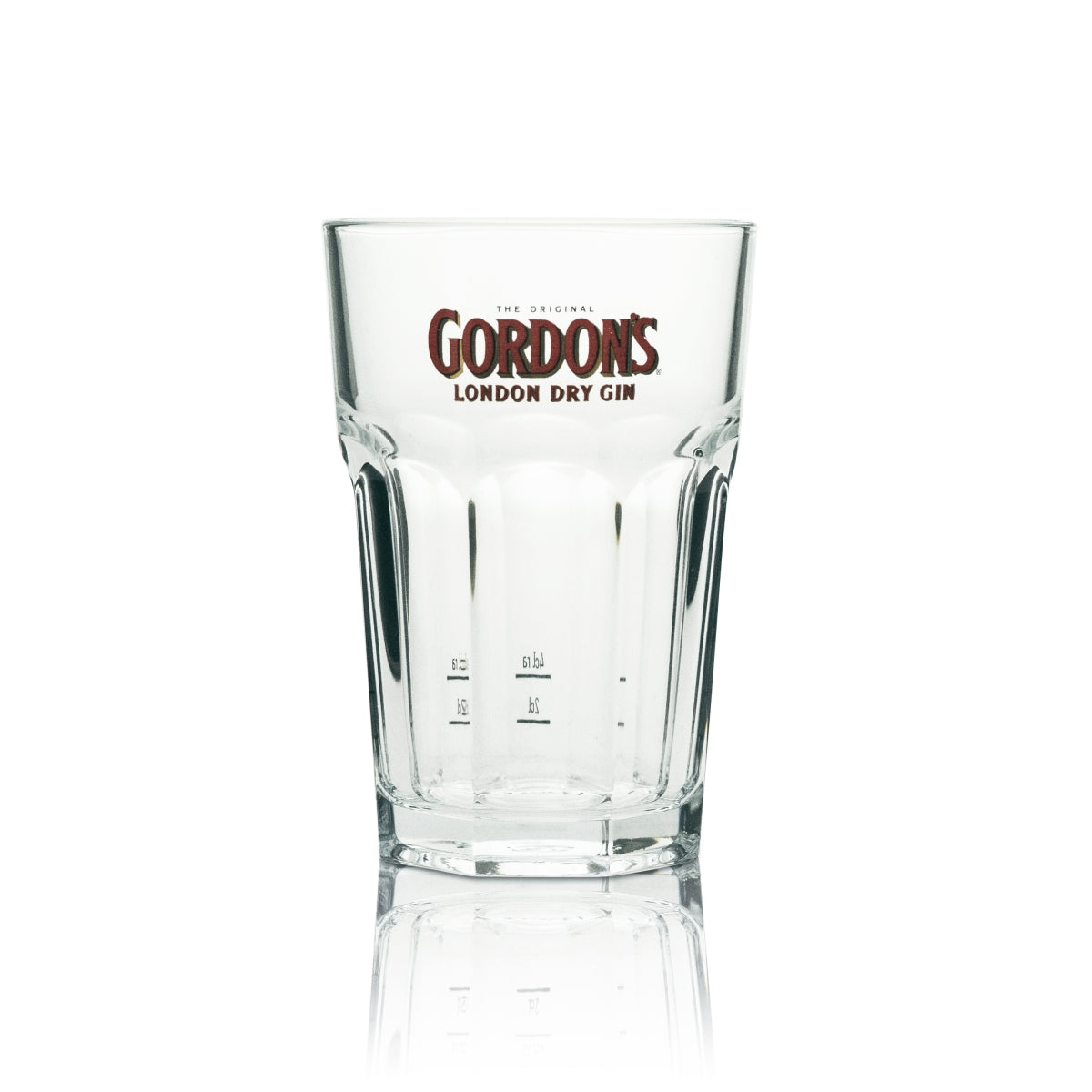 6x Gordons szklanka do ginu long drink z czerwonym napisem 360ml – Widok 2