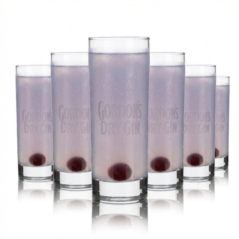6x szklanka Gordona 0,25 l zestaw szklanek do long drinków Highball Gin Tonic London Dry Gin