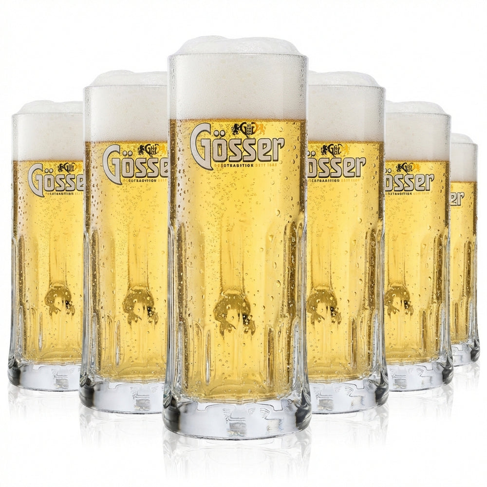 6x szklanka do piwa Gösser 0,3 l Szklanki do piwa Kufel Kufel do piwa Kufel Salzburg