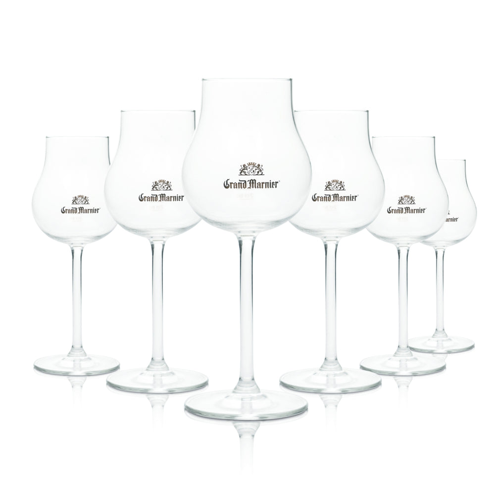 6x kieliszek Grand Marnier 0,25 l Kieliszki do koniaku Likier pomarańczowy Longdrink