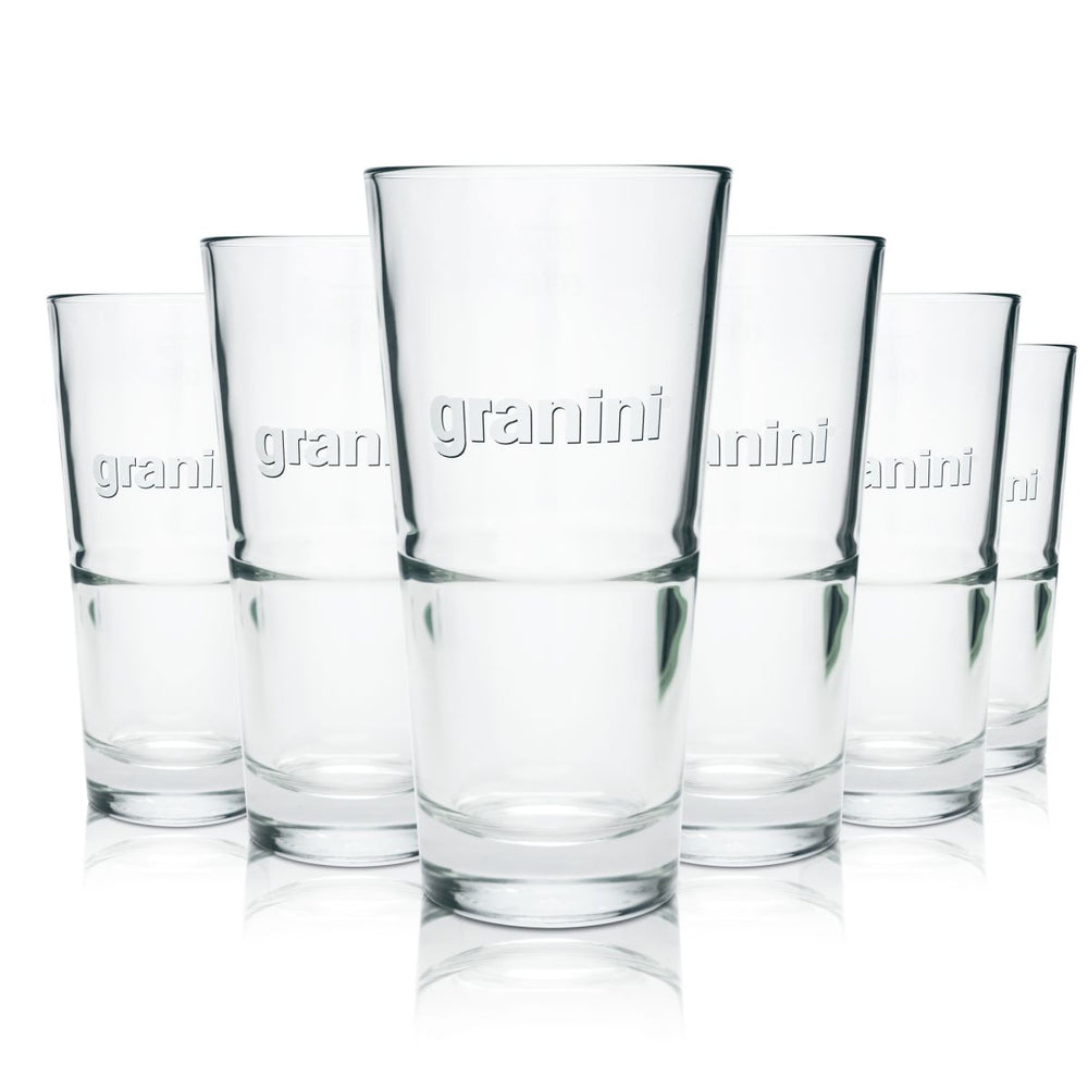 6x Granini Glass 0,5l Kieliszki do longdrinków Kieliszki do koktajli Kieliszki do drinków w kształcie litery V
