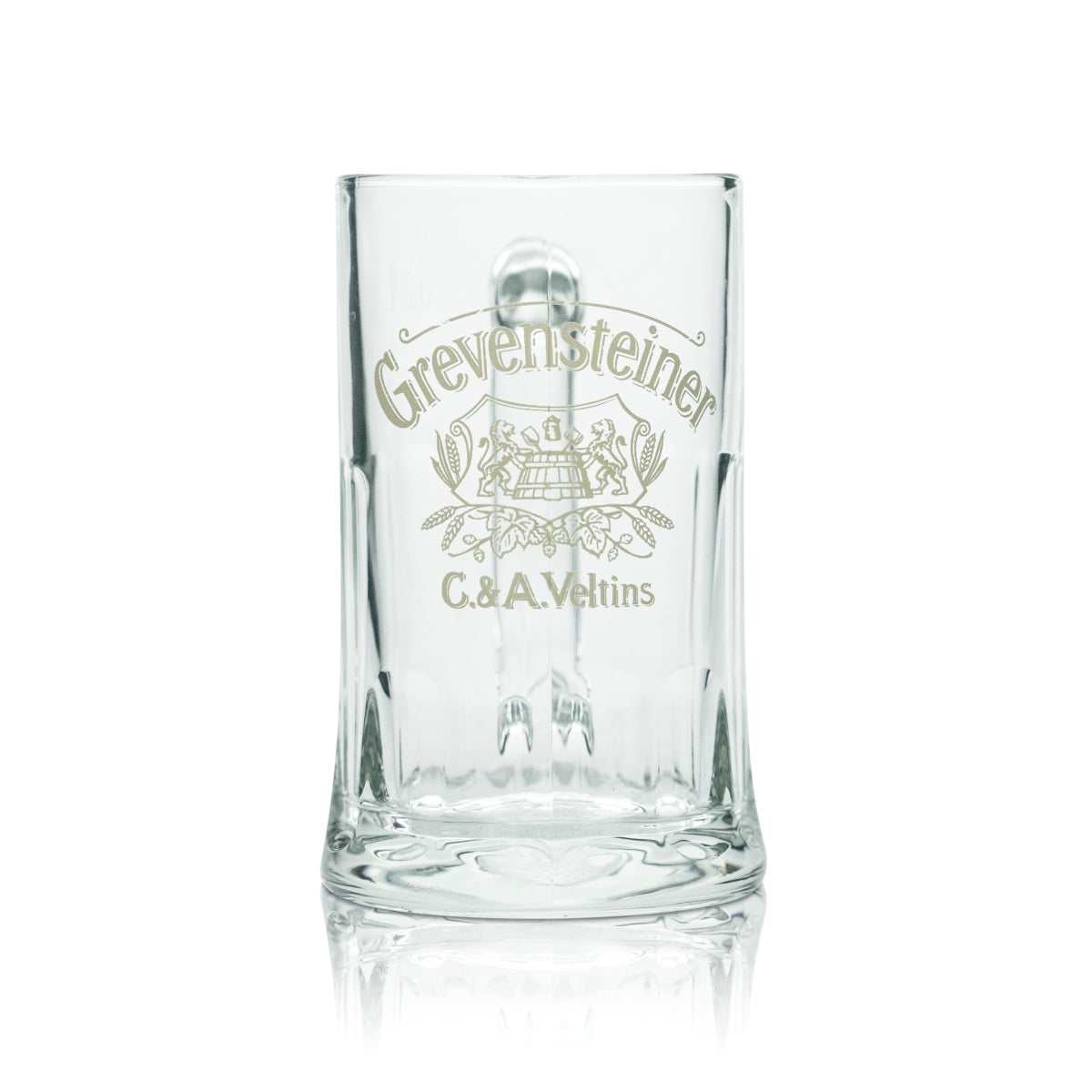 6x szklanka Grevensteiner 0,2 l Kontur Bier Krug Gläser Veltins Brauerei Gastro Eiche – Widok 2