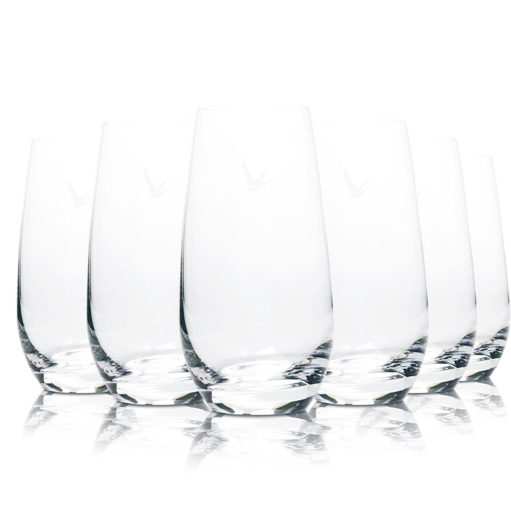6x Grey Goose Highball Glass 0,4l Zestaw kieliszków do longdrinków Wódka koktajlowa premium