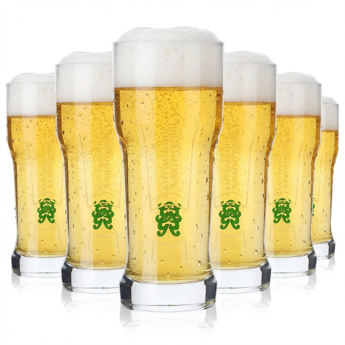 6x szklanki do piwa Grolsch Szklanki do piwa Szklanki 0,3 l Kubki Relief Kontur