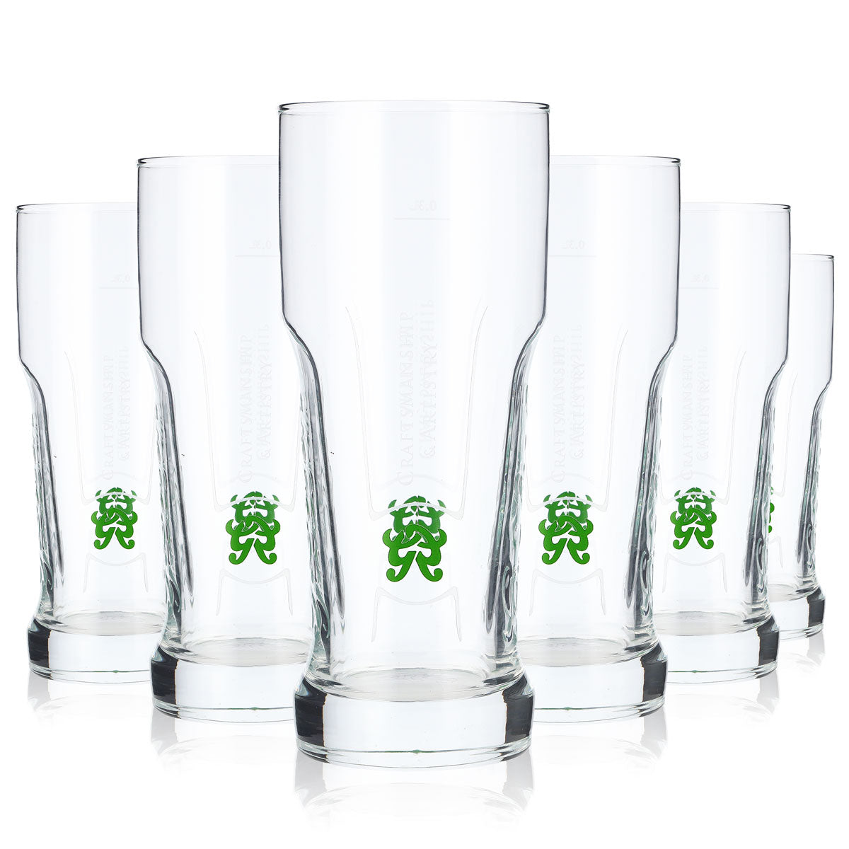 6x szklanki do piwa Grolsch Szklanki do piwa Szklanki 0,3 l Kubki Relief Kontur – Widok 6
