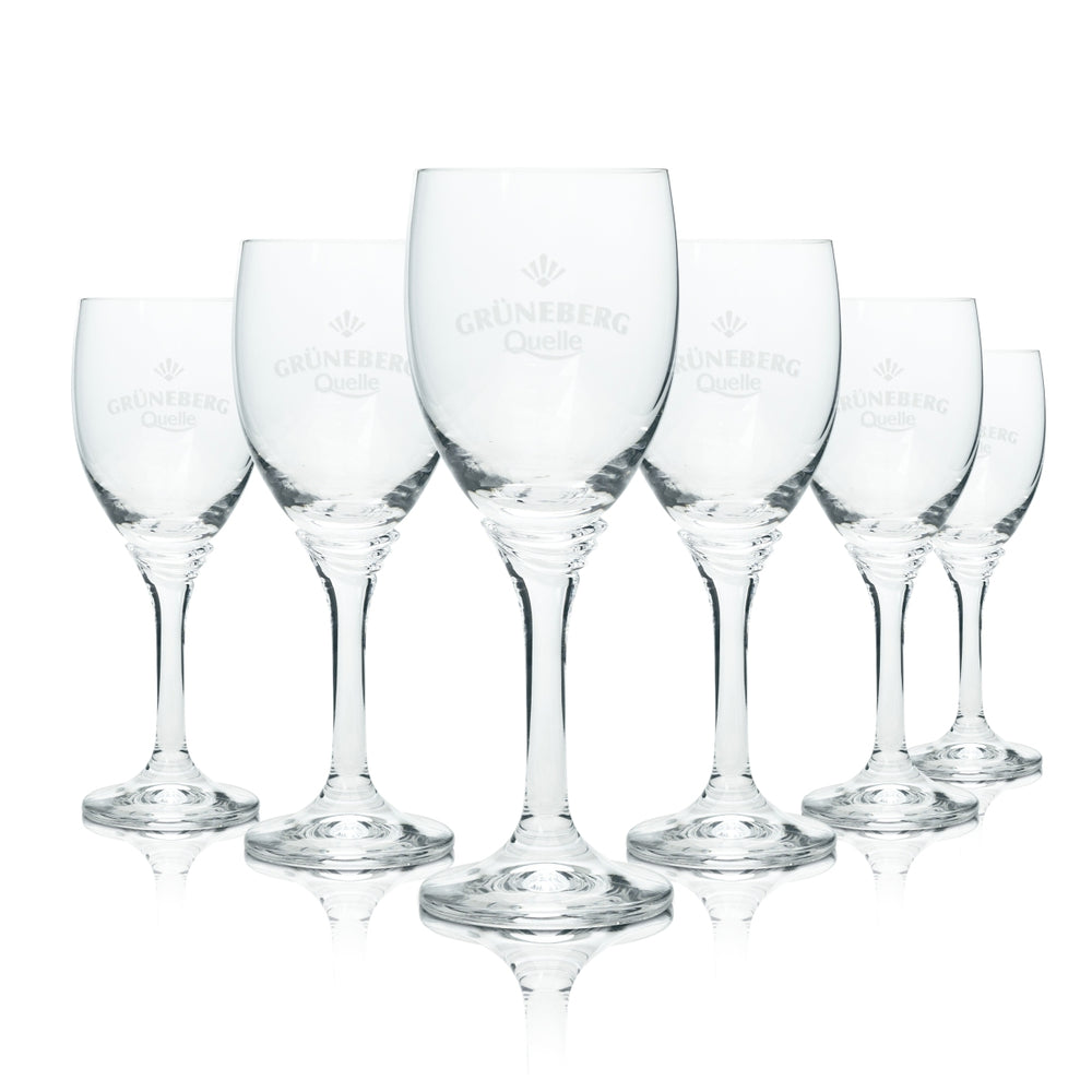 6x Grüneberg szklanka do wody 19cl goblet Sahm szklanki do picia wody mineralnej Gastro