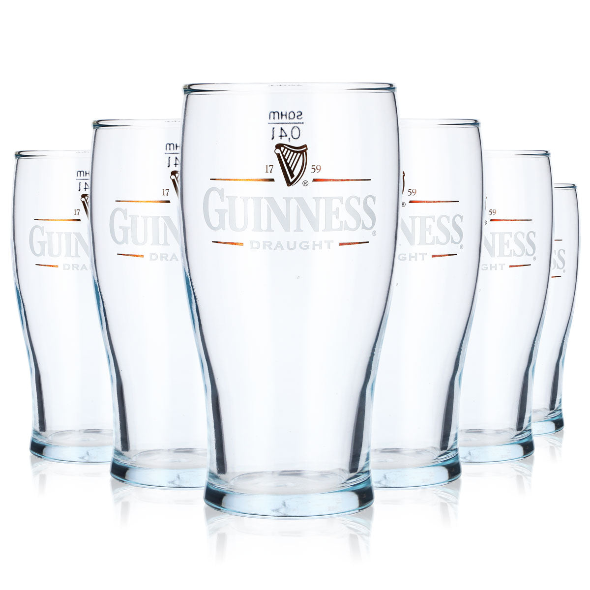 6x szklanka do piwa Guinness 0,4 l Szklanki do piwa Draught Irish Kubek Sahm Tulip – Widok 5