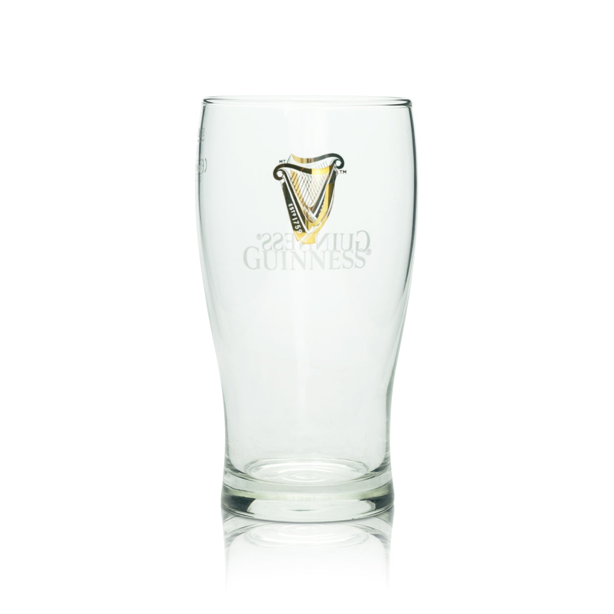 6x Guinness Beer Glass 0,4l Tulip Mug Sahm Glasses Logo Pint Double Beer Bar – Widok 2
