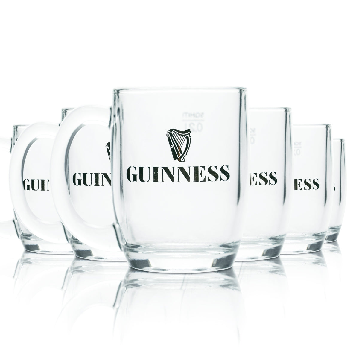 6x Guinness szklanka 0,2l Piwo Draught Stout dzbanek uchwyt szklanki Irlandia Browar UK