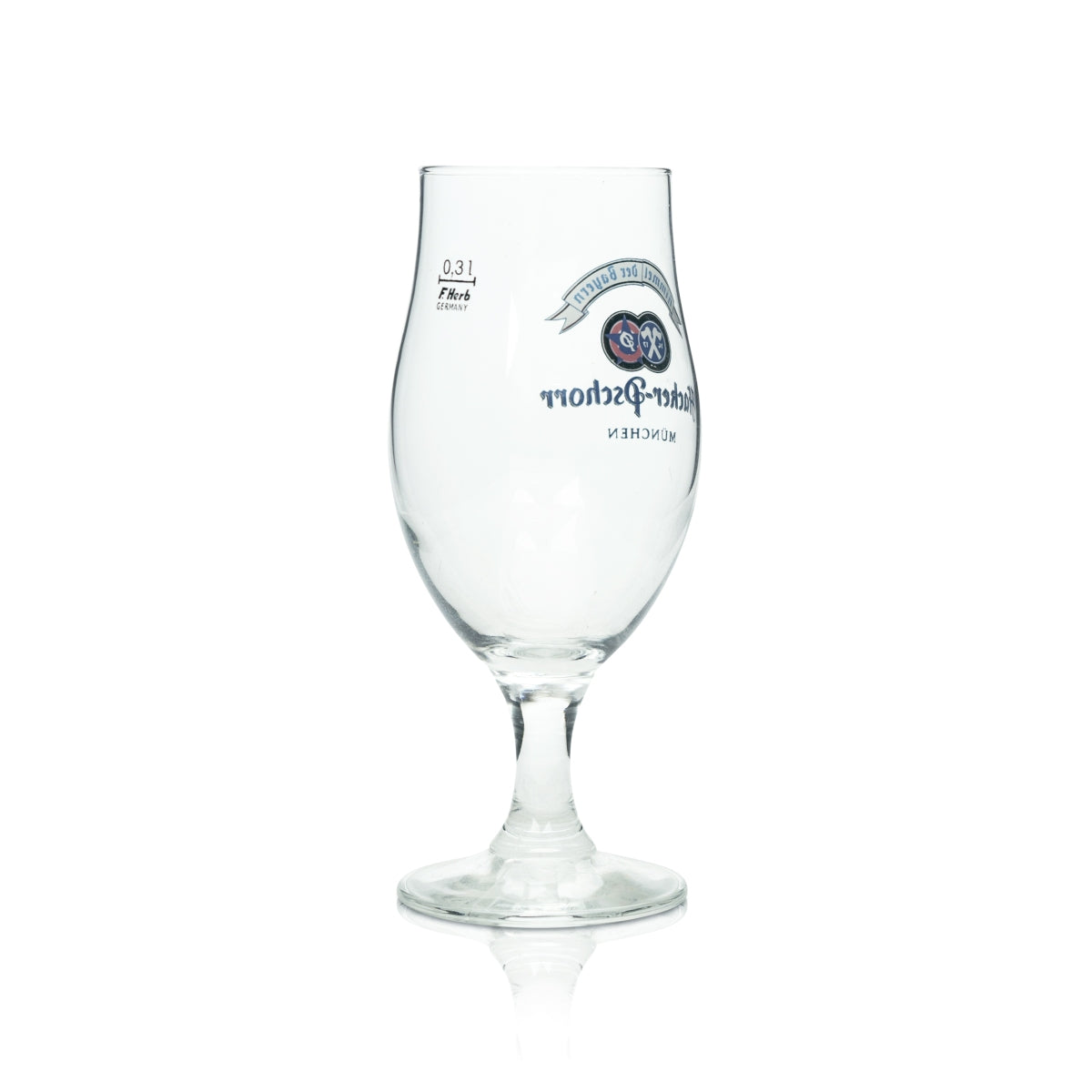 6x Hacker Pschorr Szklanka do piwa 0,3l Tulip Fidenza Heaven of Bavaria Kieliszki Goblet – Widok 3