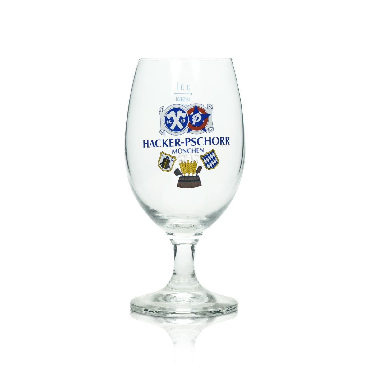 6x Hacker Pschorr Szklanka do piwa 0,3l Tulip Rastal Bright Glasses Goblet Stemmed Glass Beer – Widok 2