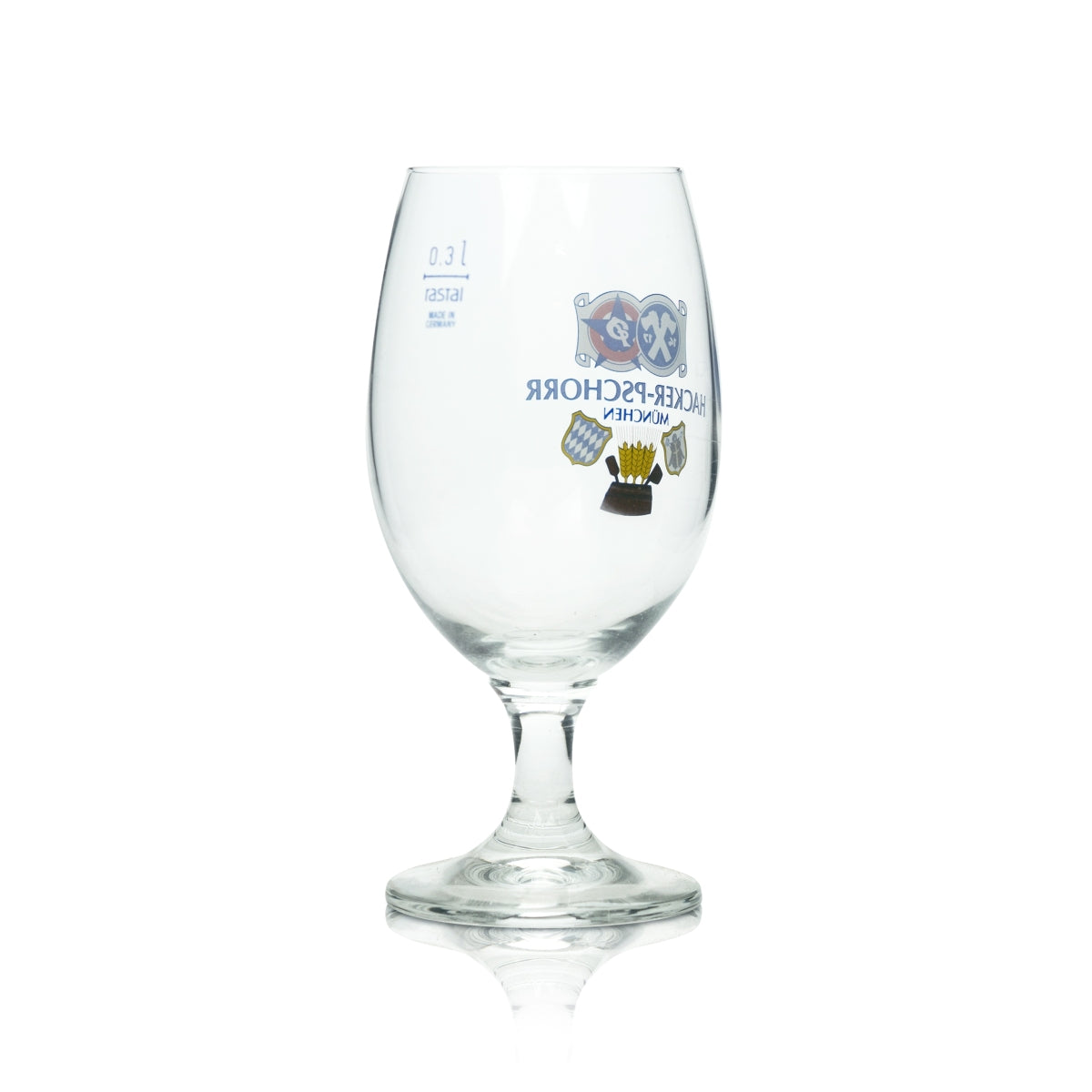 6x Hacker Pschorr Szklanka do piwa 0,3l Tulip Rastal Bright Glasses Goblet Stemmed Glass Beer – Widok 3