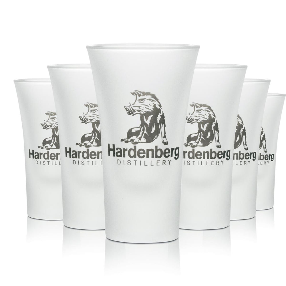 6x szklanka Hardenberg Distillery 4cl Shot do mleka