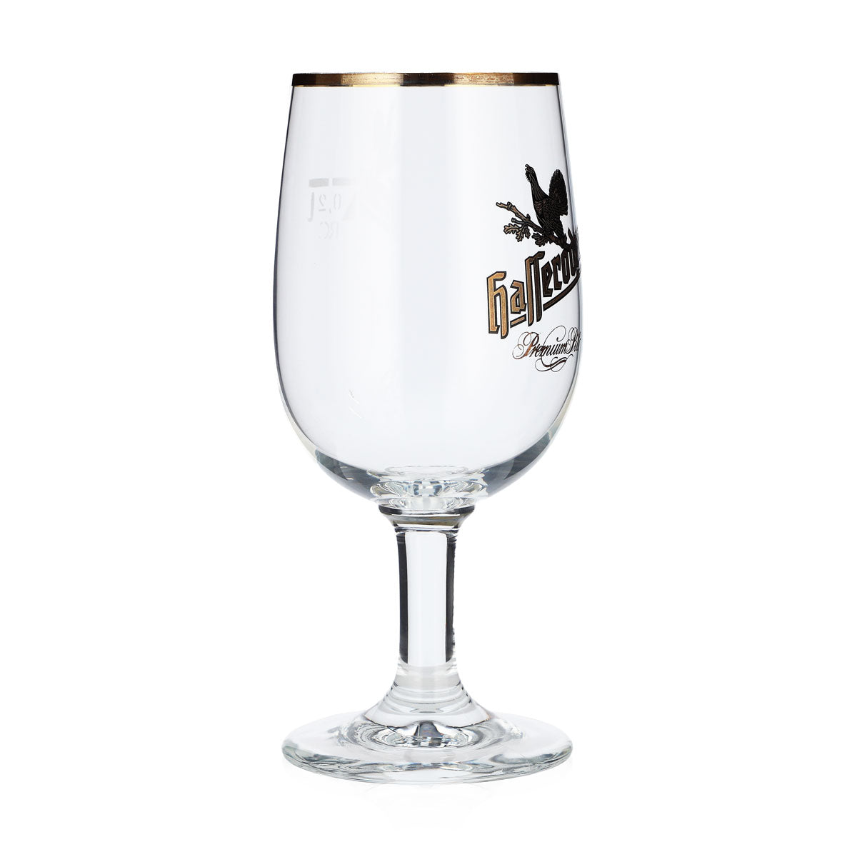 6x szklanki do piwa Hasseröder 0,2 l ze złotym brzegiem „Premium Pils” Ritzenhoff – Widok 3