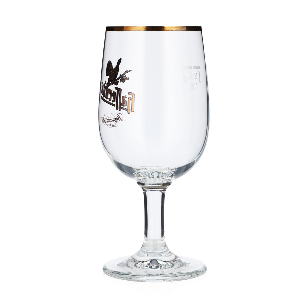 6x szklanki do piwa Hasseröder 0,2 l ze złotym brzegiem „Premium Pils” Ritzenhoff – Widok 4