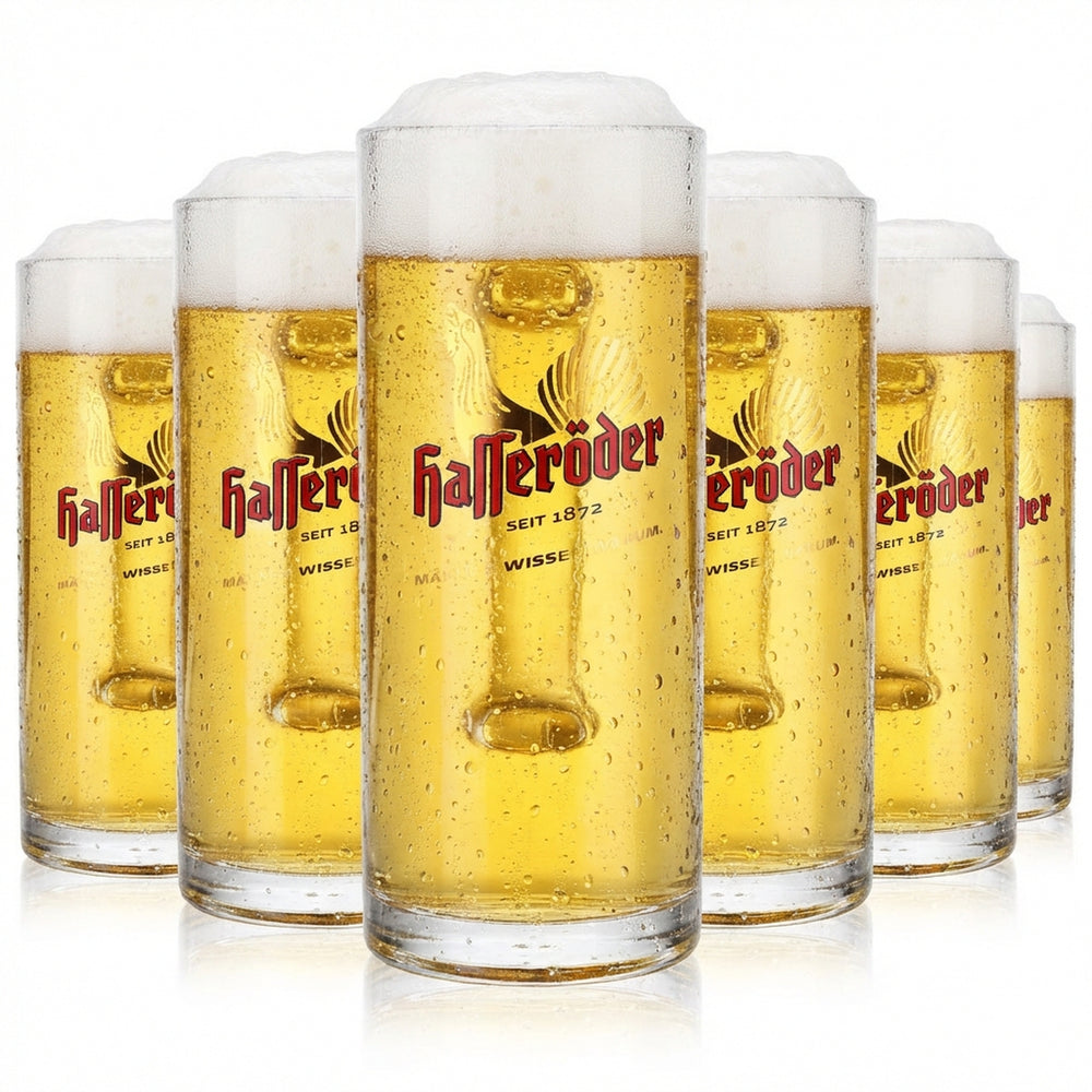 6x szklanki do piwa Hasseröder Kufel do piwa Szklanka do piwa 0,4 l „Reno-Seidel”