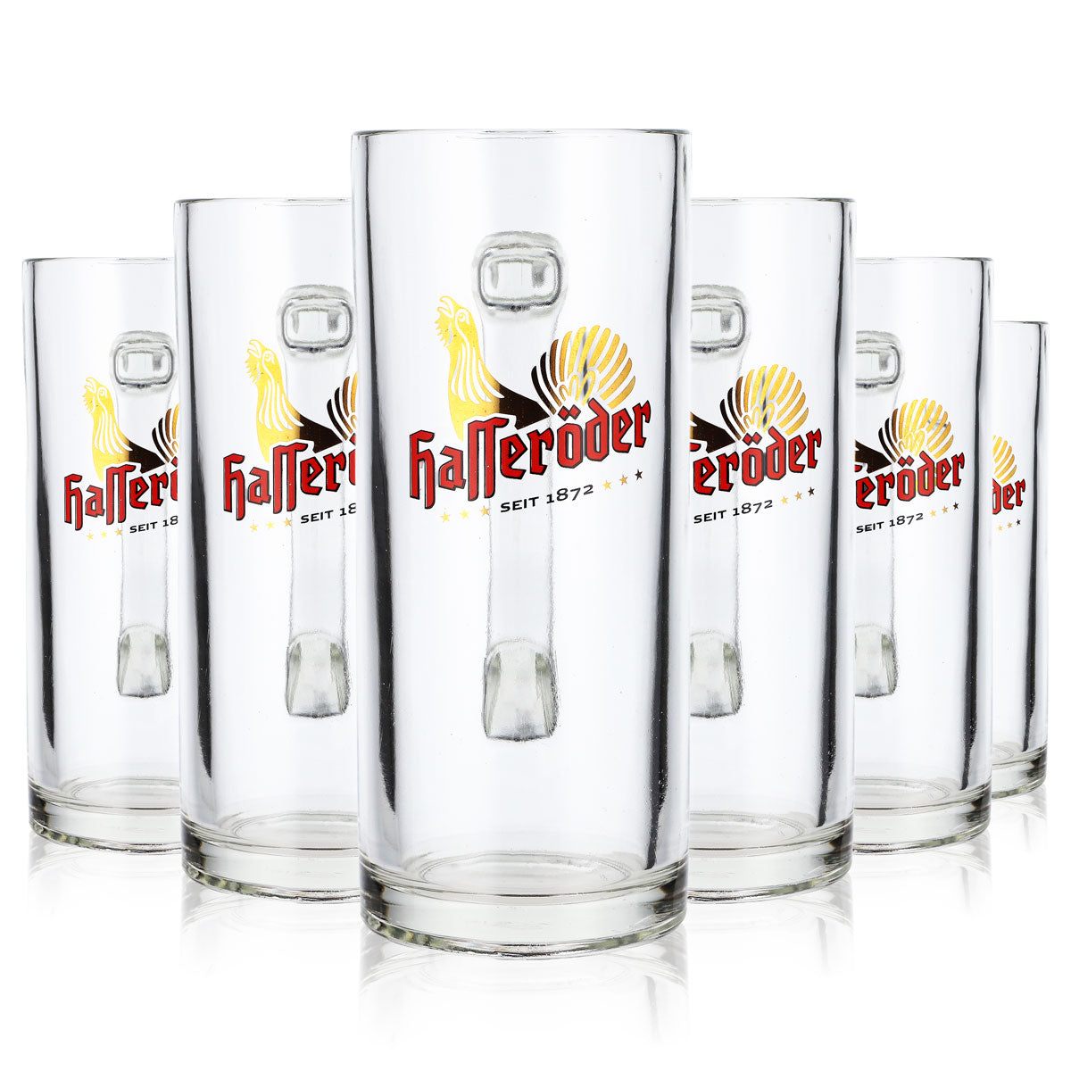 6x szklanka do piwa Hasseröder Szklanki do piwa Kufle 0,3 l Dzbanek Reno – Widok 7