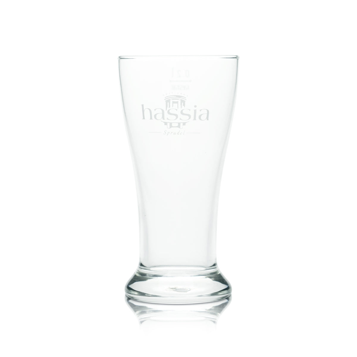 6x szkło Hassia 0.2l goblet szklanki barowe woda mineralna soda gazowana dąb gastro – Widok 2