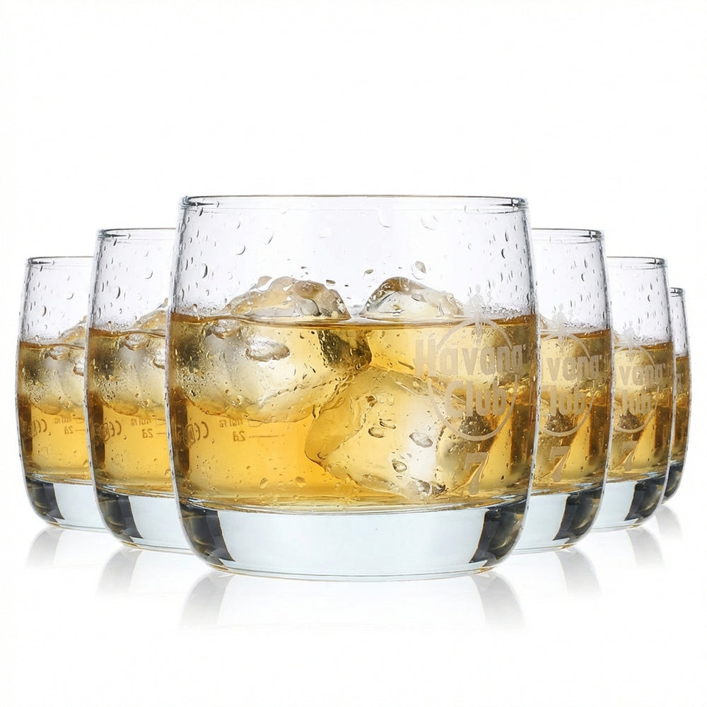 6x Havana Rum Szklanki Szklanki do rumu Bańkowate szklanki 310 ml Club 7
