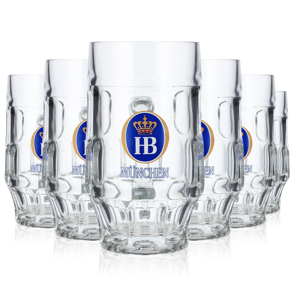 6x HB Monachium Szklanka do piwa Kufel do piwa 0,5 l Dzbanek Rastal