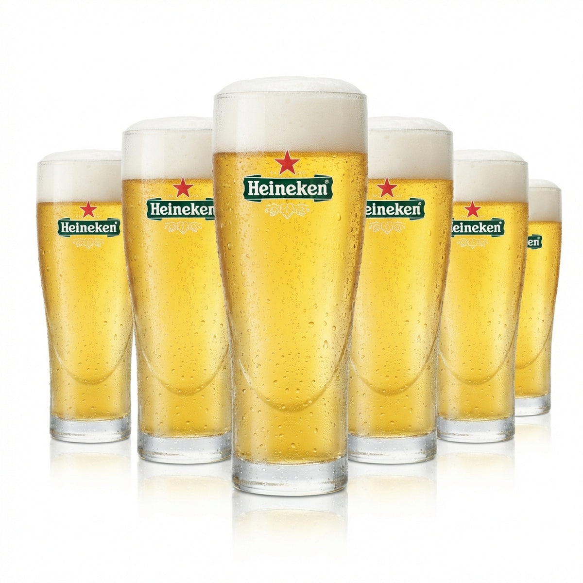 6x szklanka do piwa Heineken 0,25l kufel szklanki gastro bar pub Willi Piwo