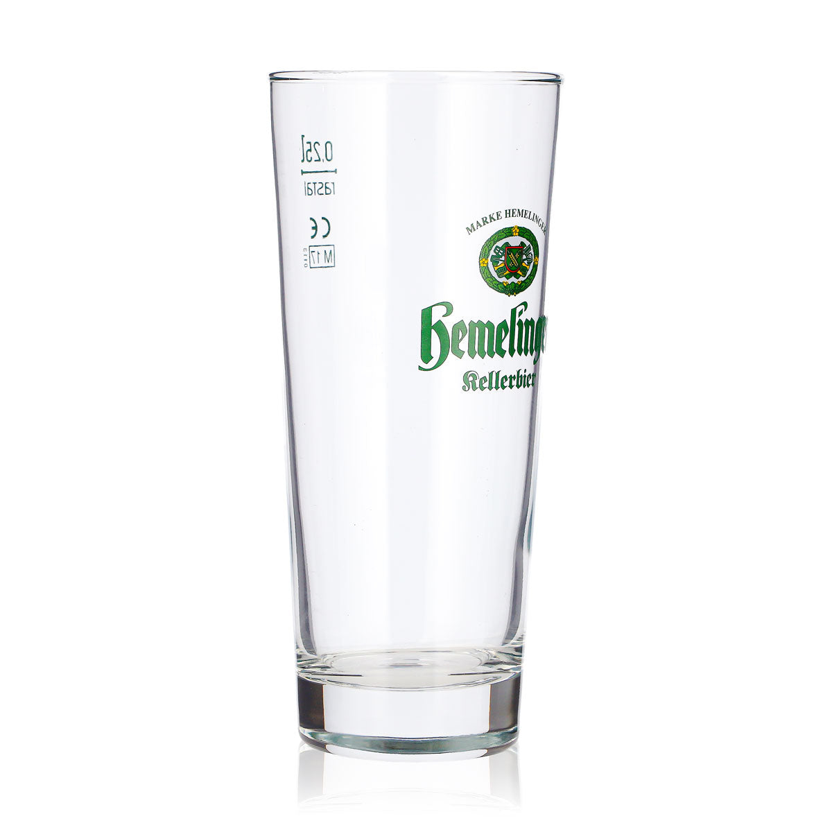 6 szklanek do piwa Hemelinger 0,25 l, typu long drink, z zielonym logo Rastal Kellerbier (zestaw 6 sztuk) – Widok 3