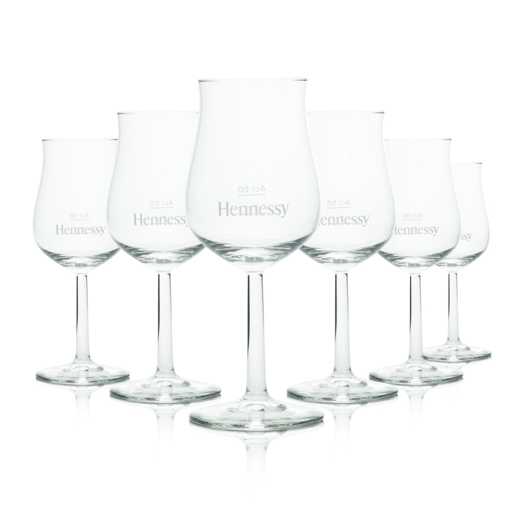 6x szklanka Hennessy 0,1 litra z podziałką Sommelier Tasting Nosing Szklanki do whisky Gastro