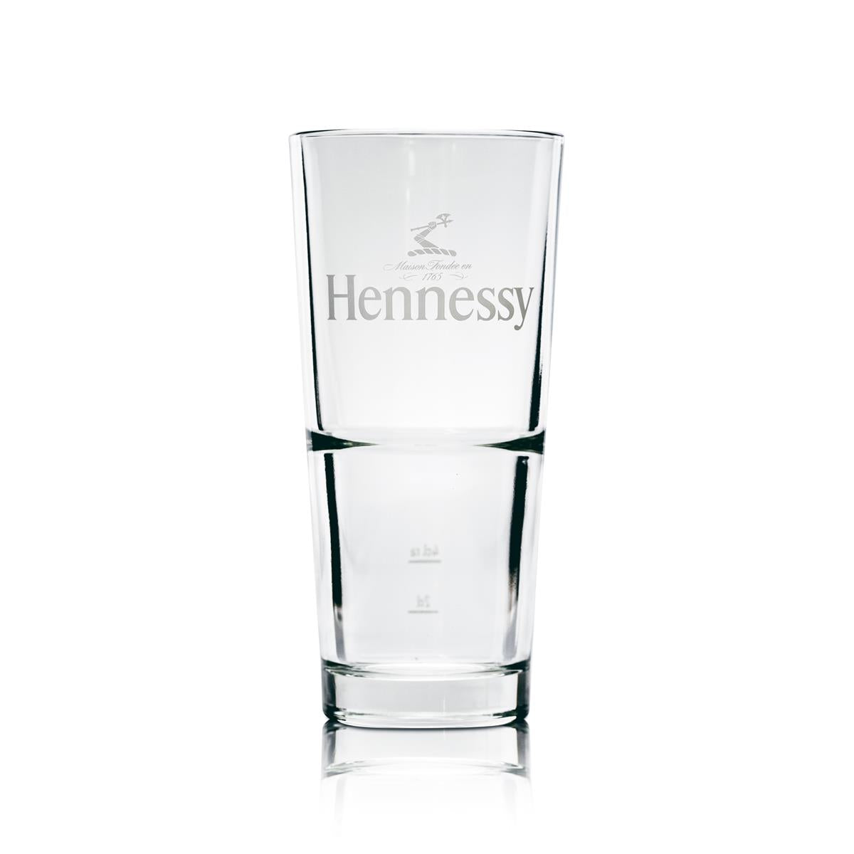 6x szklanka Hennessy 0.33l Longdrink Tumbler Whiskey Cognac szklanki Stackable Gastro – Widok 2
