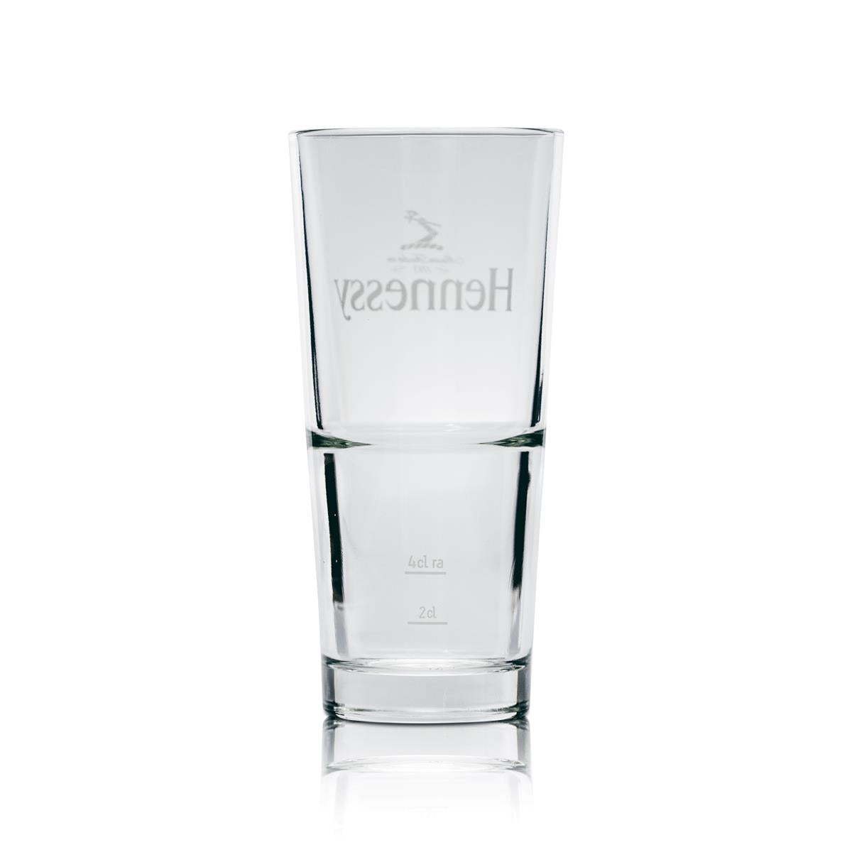 6x szklanka Hennessy 0.33l Longdrink Tumbler Whiskey Cognac szklanki Stackable Gastro – Widok 3