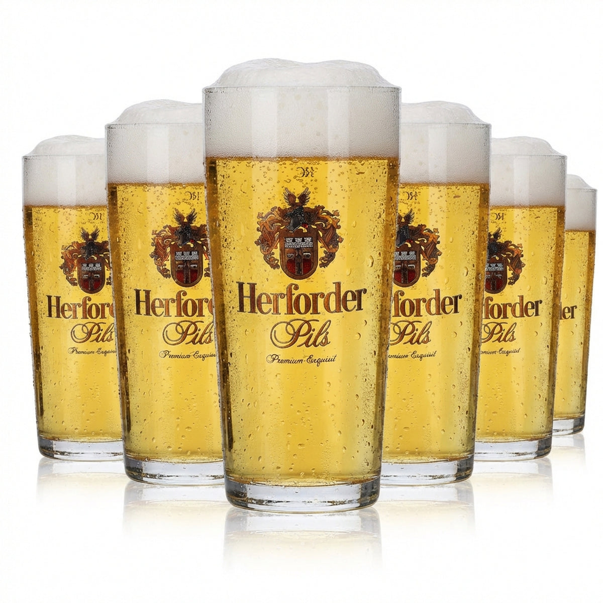 6x szklanki do piwa Herforder Willibecher Neuform Becher 0,2 l Ritzenhoff