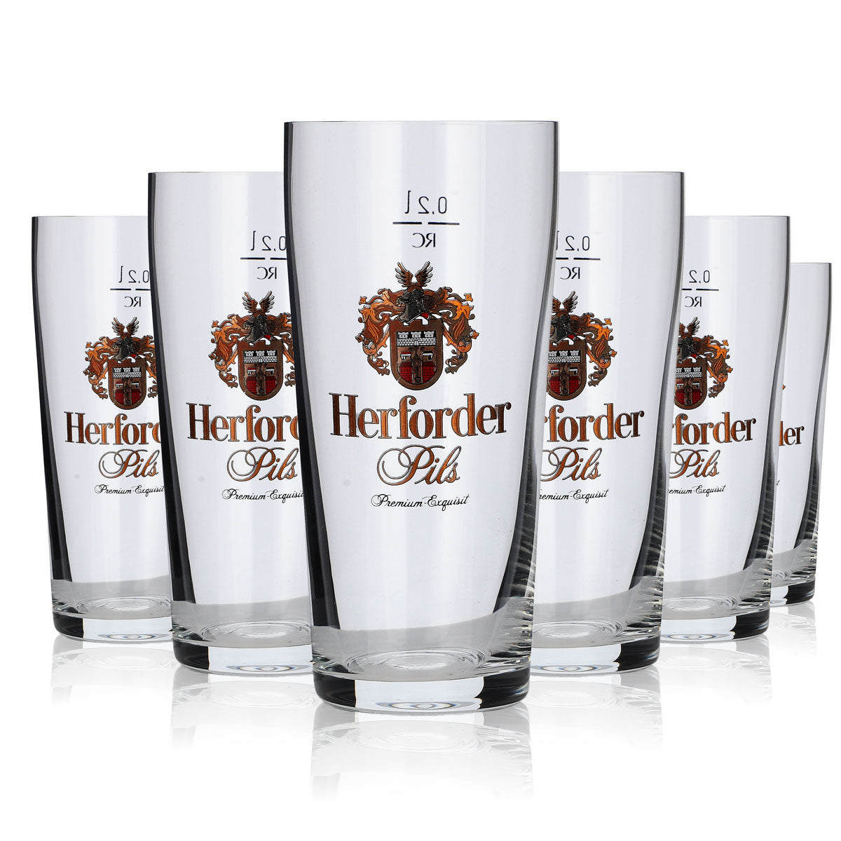 6x szklanki do piwa Herforder Willibecher Neuform Becher 0,2 l Ritzenhoff – Widok 5