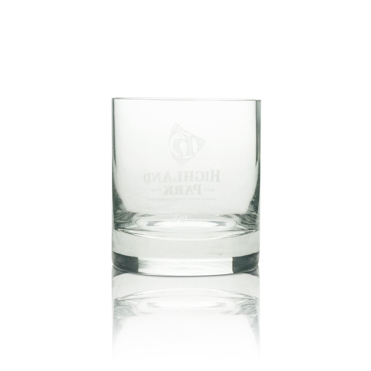 6x Highland Park whisky szklany kubek logo biały 4cl Mäser – Widok 3