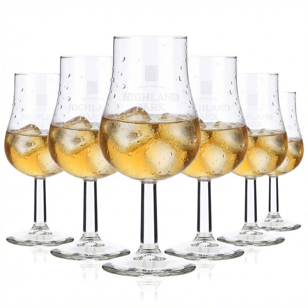 6x Highland Park Whisky Szklanki Szklanka do whisky Szklanka do degustacji i wąchania