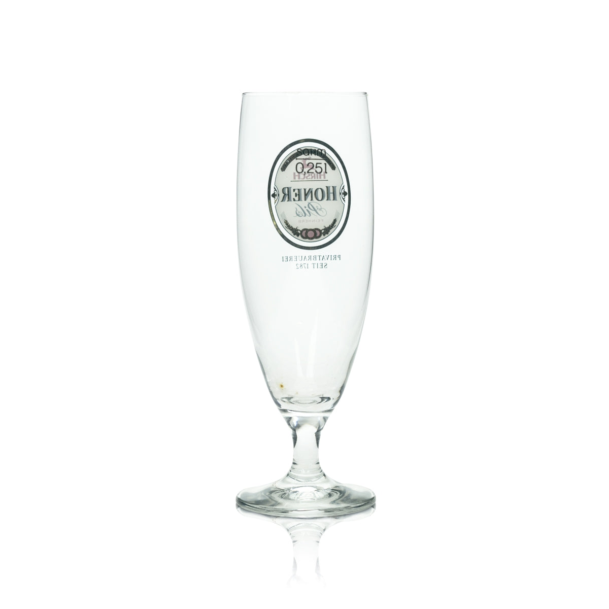 6x Hirsch Bräu szklanka do piwa 0,25l puchar Pils Sahm szklanki tulipan browar szklanka na nóżce – Widok 3