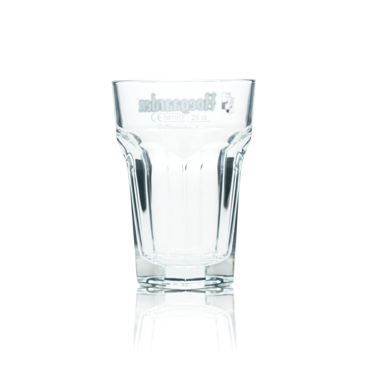 6x Hoegaarden Beer Glass 0.25l Mug Goblet Glasses Gastro Bar Pub Wit Pint – Widok 3