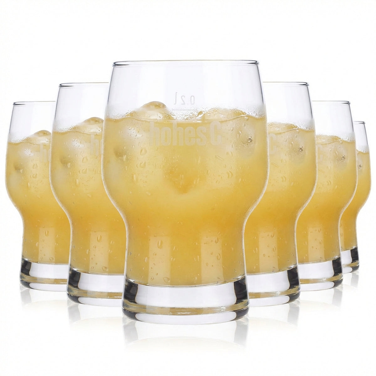 6x Szklanka do soku High C Szklanki do soku Szklanki do limonady 0,2 l Kubek Rastal