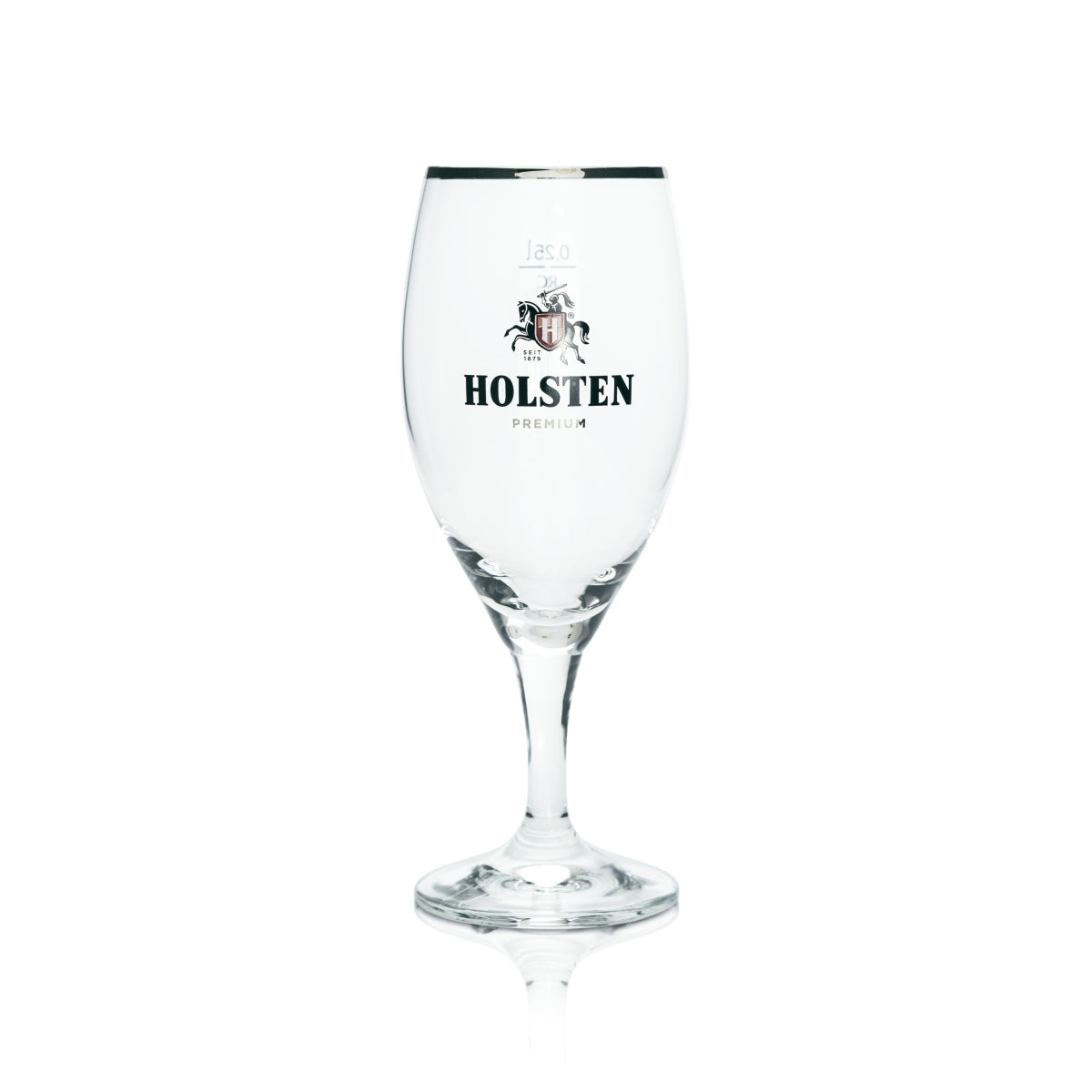 6x Holsten szklanka do piwa 0.25l premium goblet szklanki platynowy brzeg tulipan Gastro Geeicht – Widok 2