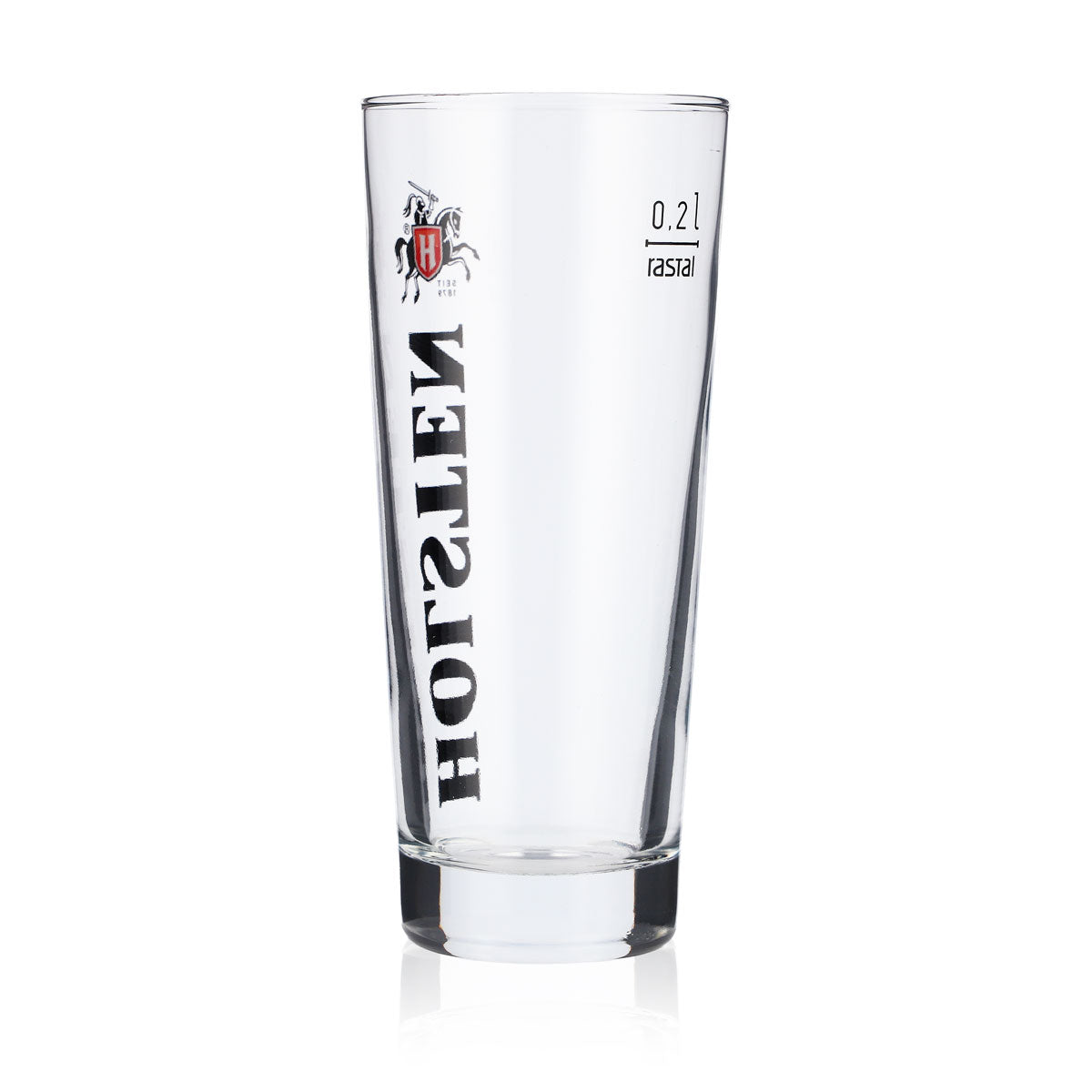 6x szklanka do piwa Holsten 0,2 l Willli-Becher Szklanki do piwa Logo czarne pionowe – Widok 4
