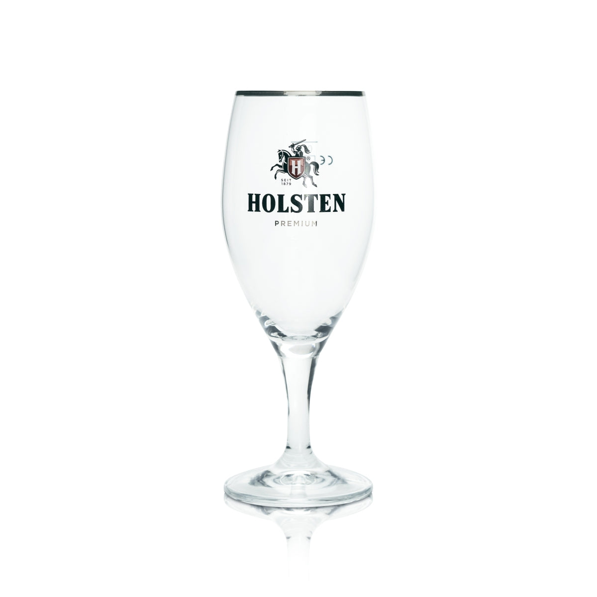 6x Holsten szklanka do piwa 0.3l premium goblet szklanki platynowy brzeg tulipan Gastro Geeicht – Widok 2