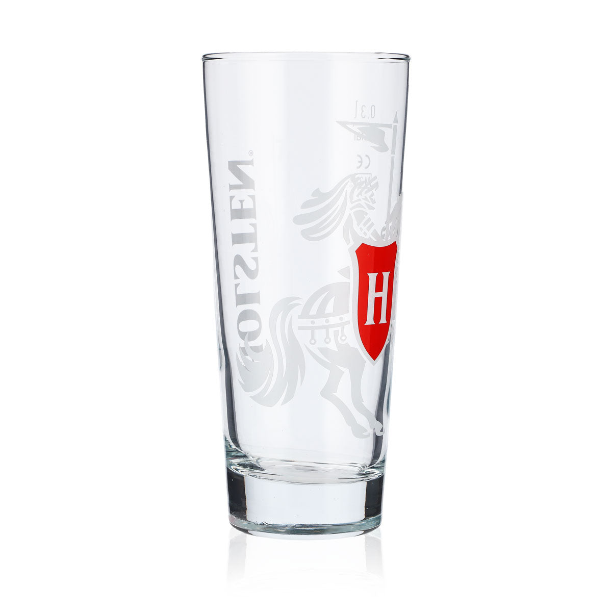 6x szklanka do piwa Holsten 0,3 l Willi-Becher Szklanki do piwa Logo białe pionowe – Widok 3