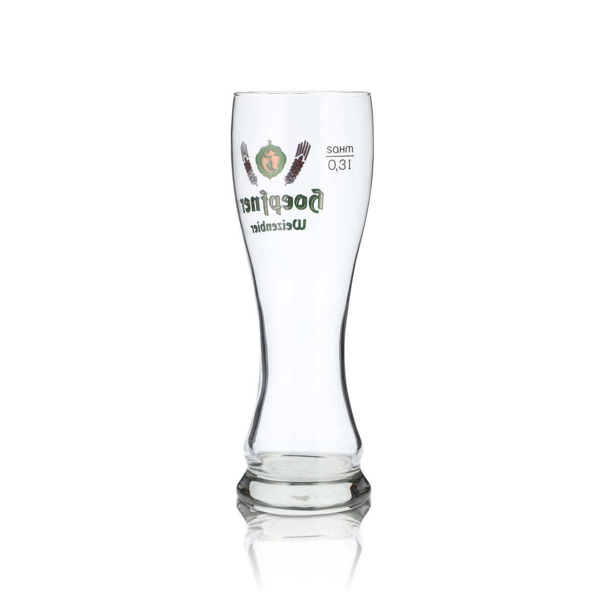 6x Höpfner Szklanka 0,3 l Szklanka do piwa pszenicznego Hefweizen Zestaw szklanek Browar Karlsruhe – Widok 3