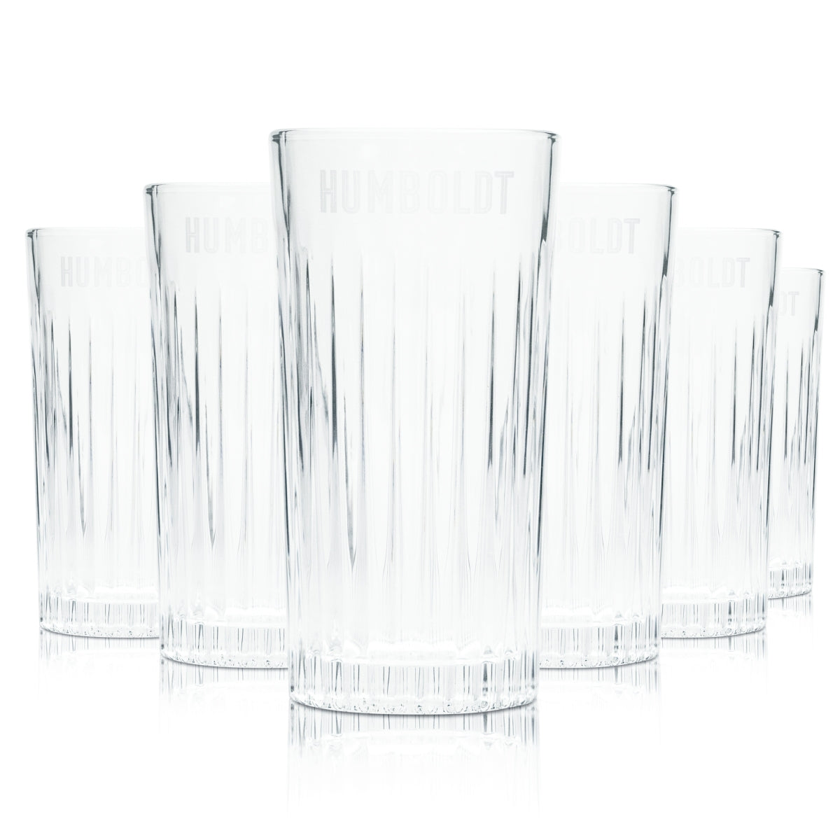 6x Humboldt Gin Szklanka 0,36 l Longdrink Koktajl Szklanki konturowe Gastro Kbar Tonic