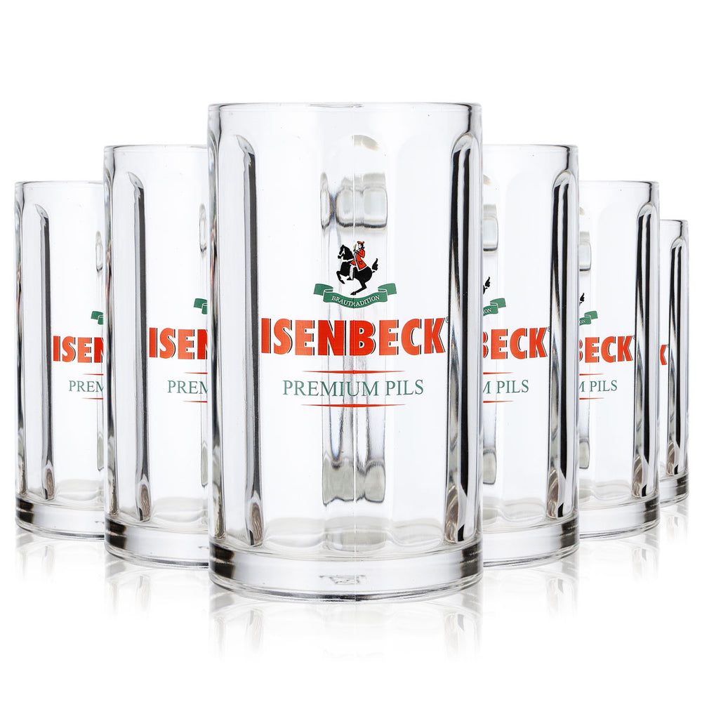 6 szklanek do piwa Isenbeck o pojemności 0,25 l (zestaw 6 sztuk)