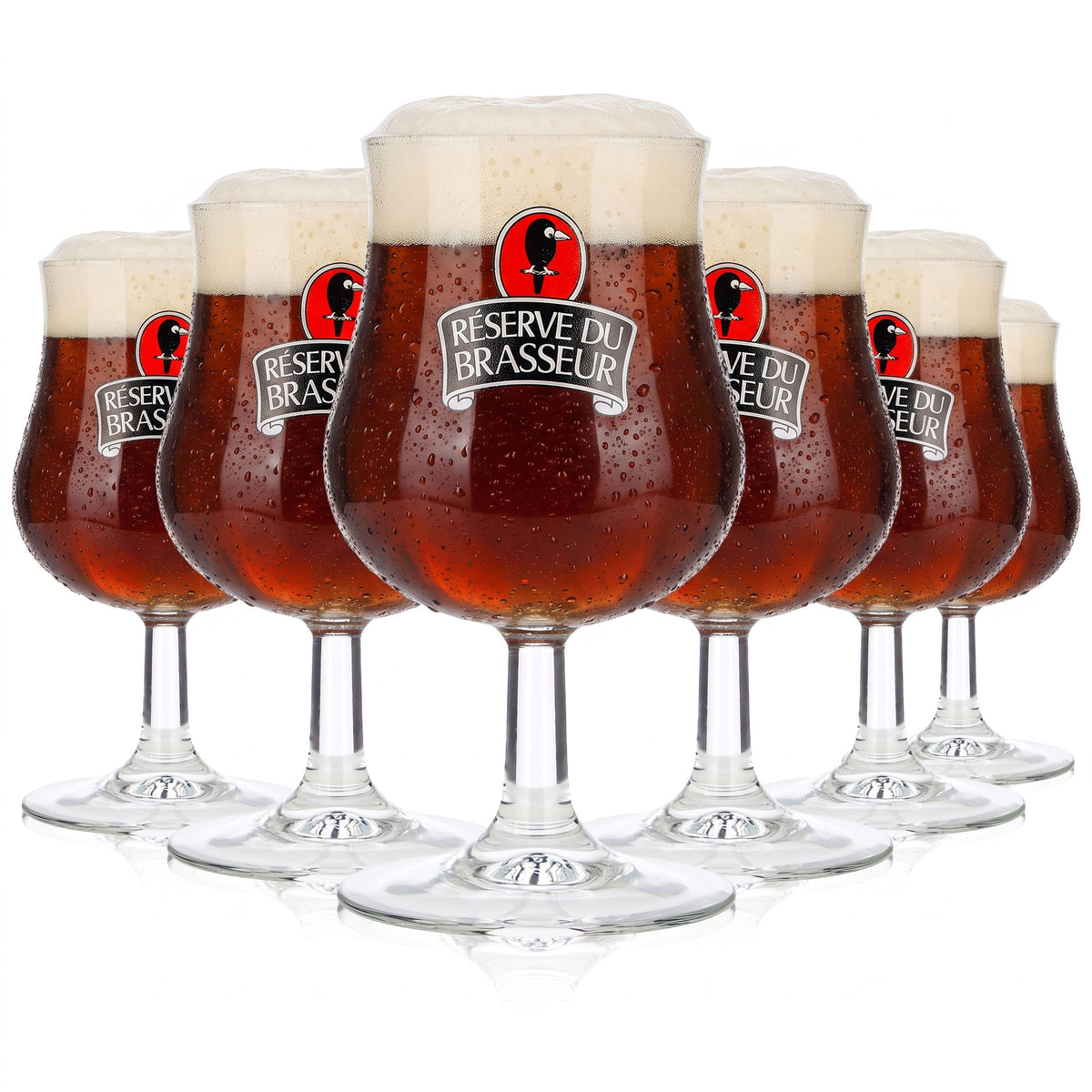 6 szklanek do piwa J.G. Durand & Cio o pojemności 0,36 l, model „Réserve Du Brasseur” marki Luminarc (zestaw 6 sztuk)