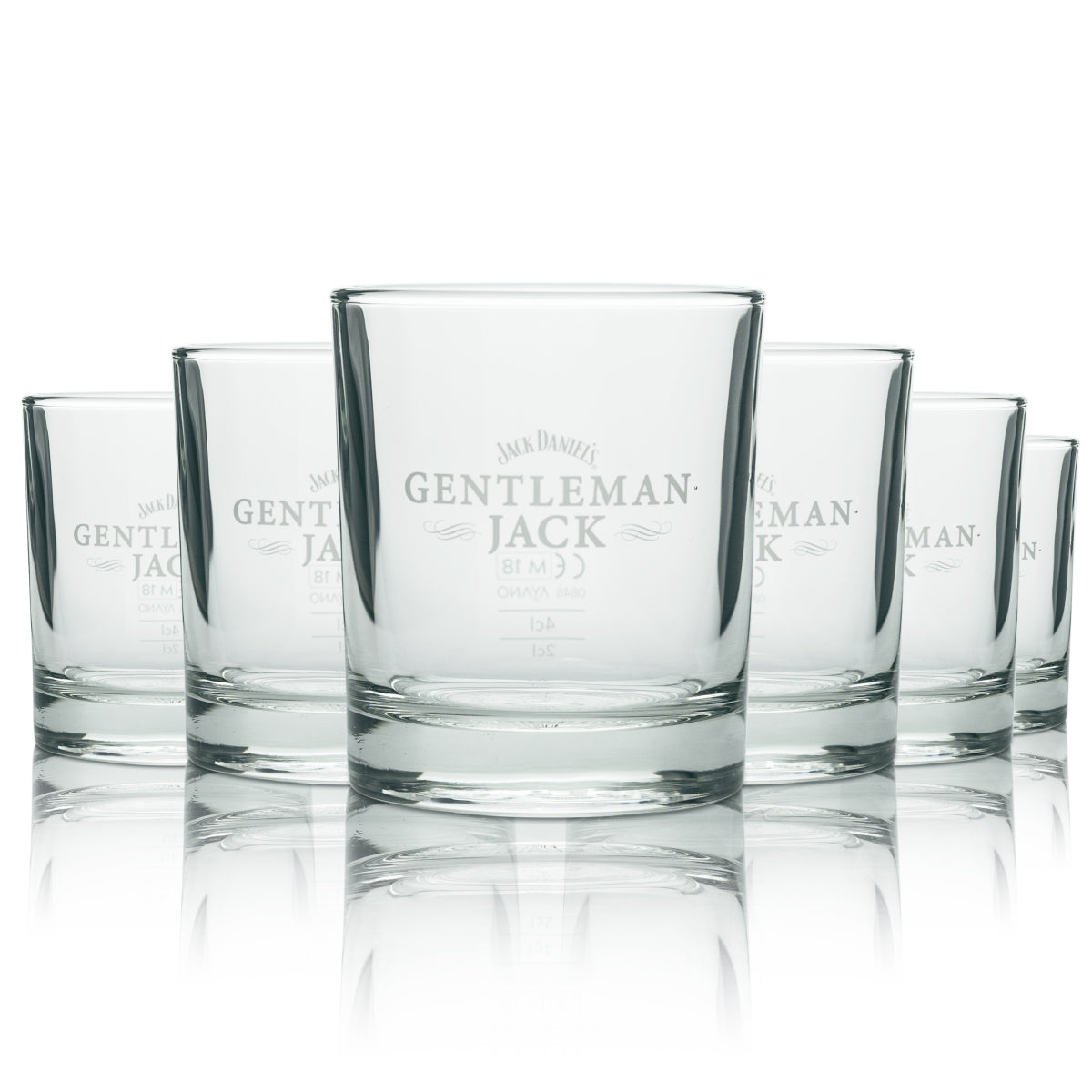 6x Szklanka do Whiskey Jack Daniels 0,2l Szklanka Gentleman Jack