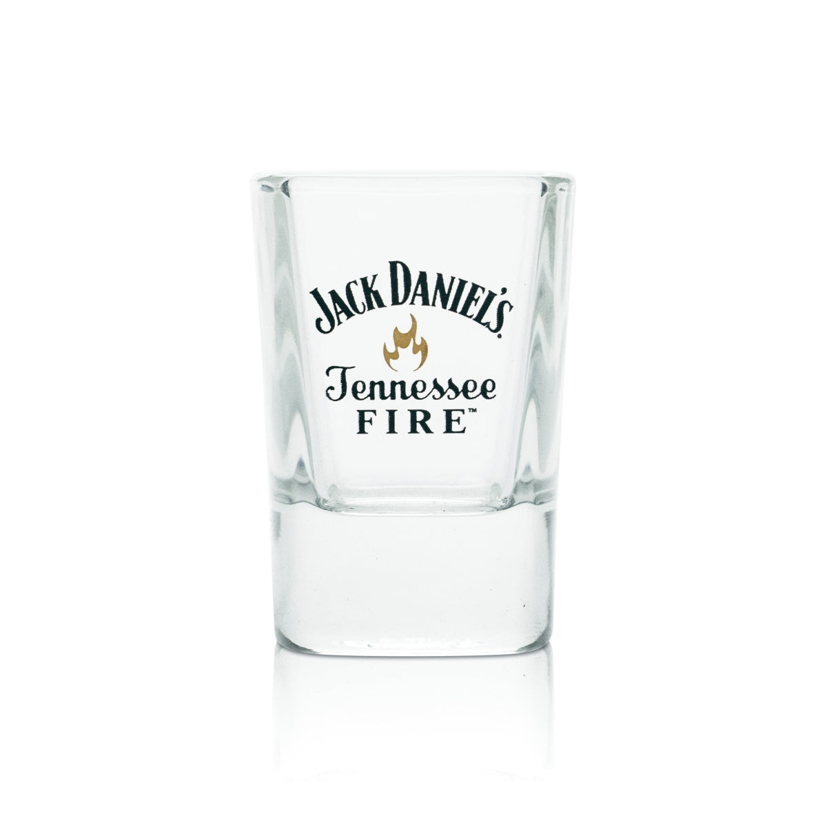 6x Jack Daniels Glass 5cl Whiskey Short Stamper Shot Glasses Tennessee Fire Lynch – Widok 2