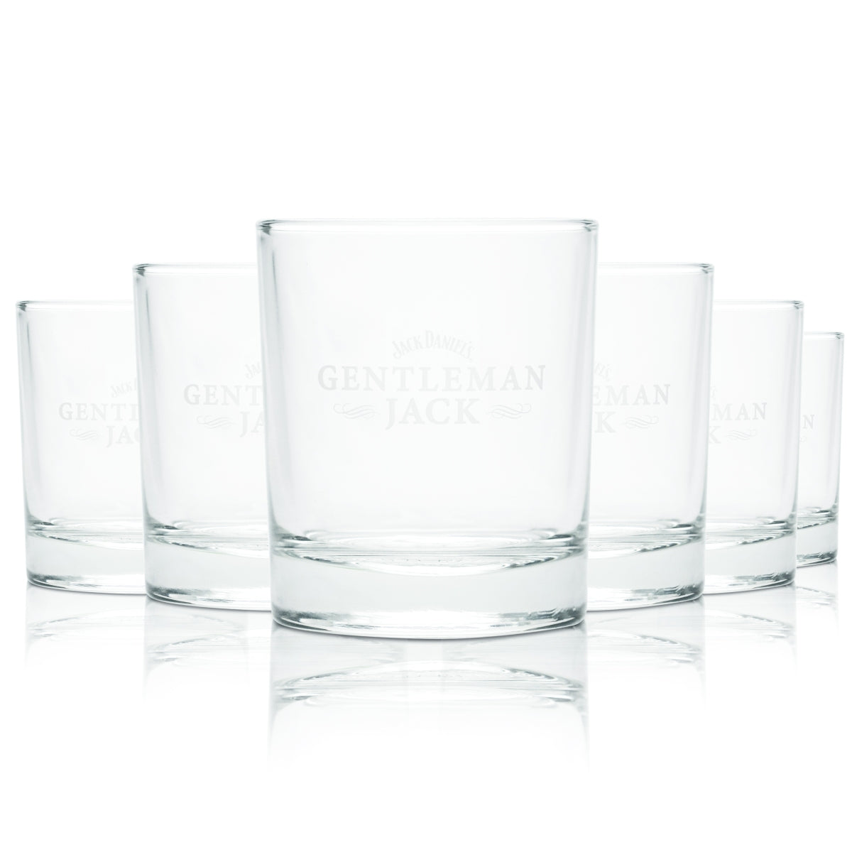 6x Szklanka do Whiskey Jack Daniels 0.27l Gentleman Jack Tumbler Szklanki Bourbon Relief